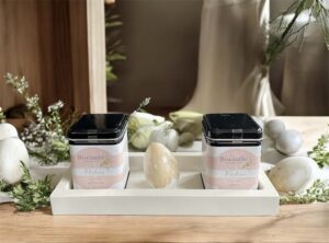 rituel chocolaté coffret pâques 1 thé vert et 1 Thé noir +1 savon oeuf